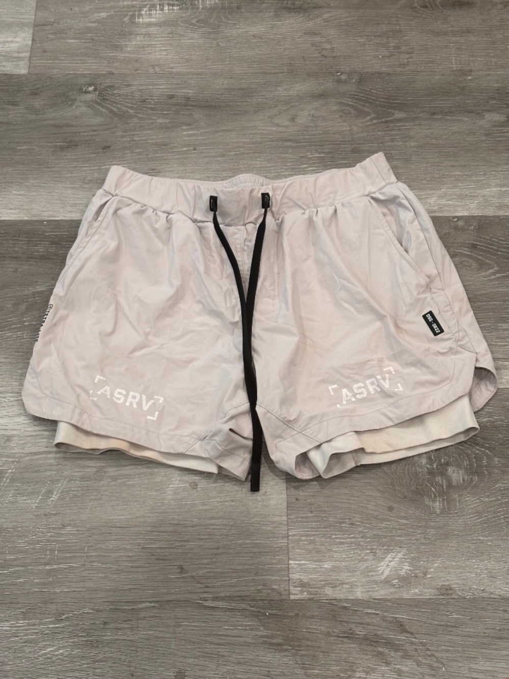 ASRV Men’s M Tetra-Lite 5” Liner Shorts Stone DSG-0622 Running Training